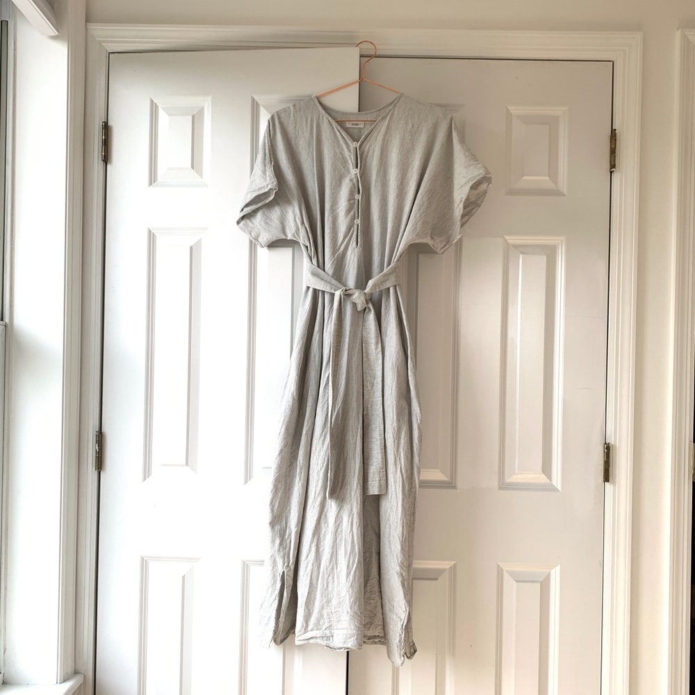 Storq maternity kaftan dress size 4 (large) grey